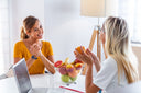 Nutritionist providing medical nutrition therapy to a patient