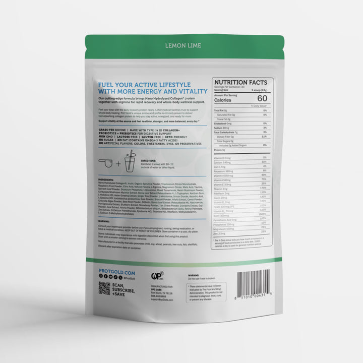 ProT Gold Daily Recovery Greens  + Protein
