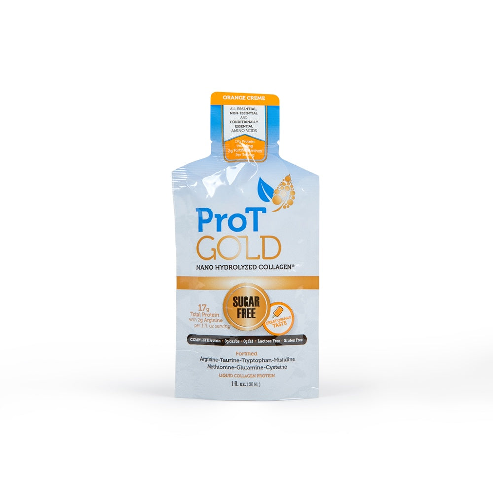 PROT Gold Liquid Collagen Protein 24 x 1oz Packets / Berry